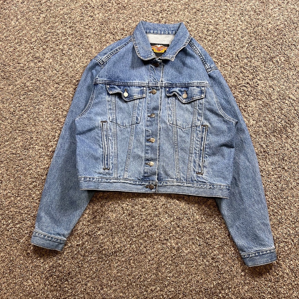 1990’s Vintage Harley Davidson Milwaukee Denim Jacket